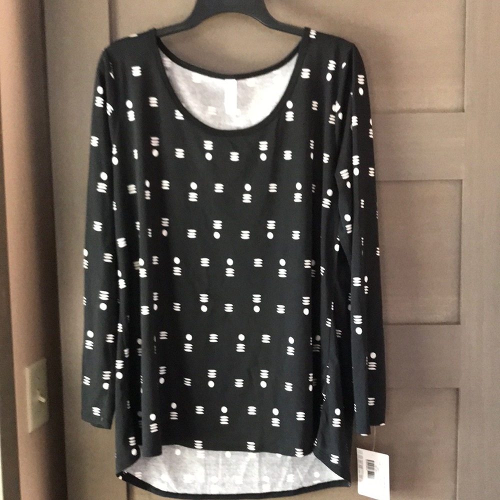 XL lularoe, wide neck top